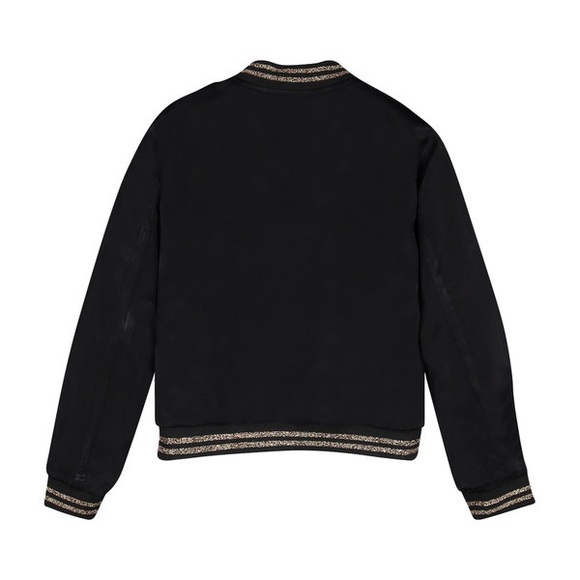 Little Marc Jacobs Star Swan Satin Reversible Black Gold Jacket Size 4 Kids New! - Picture 14 of 16